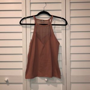 NWT Charlotte Russe nude pink tank top